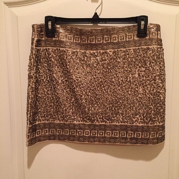 Express Beaded Sequin Skirt - Picture 2 of 6